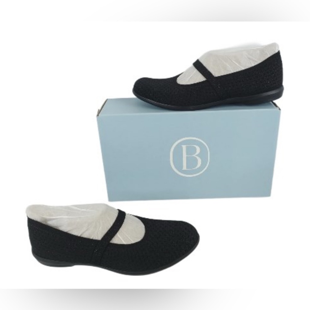 Bzees Black Mary Jane Flats